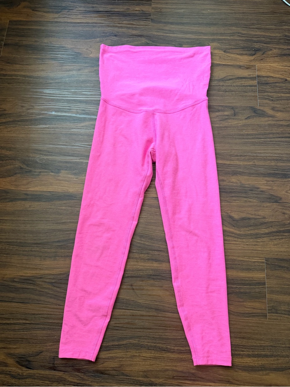 Beyond the Bump Pink Maternity Leggings